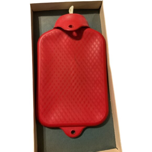 Davol Comfy Red Rubber Water Bottle - Picture 7 of 8